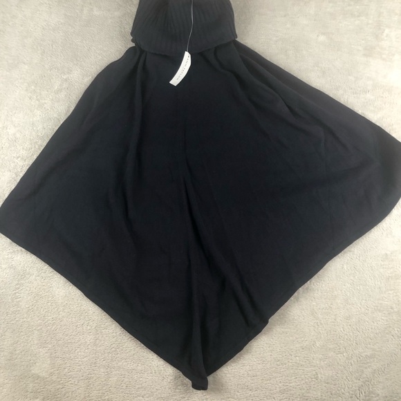 Ann Taylor Turtleneck Sweater Poncho – Size M/L - Navy Blue NWT - Picture 8 of 11